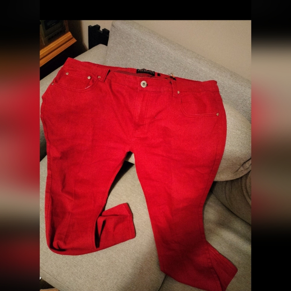 Vintage, red Rock and Run skinny jeans Size 38
